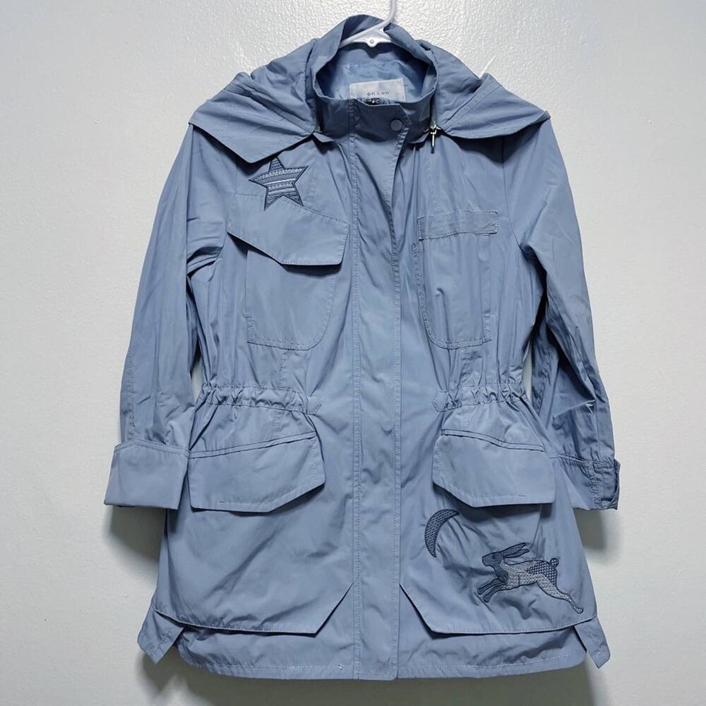 On & On Blue Rain Jacket